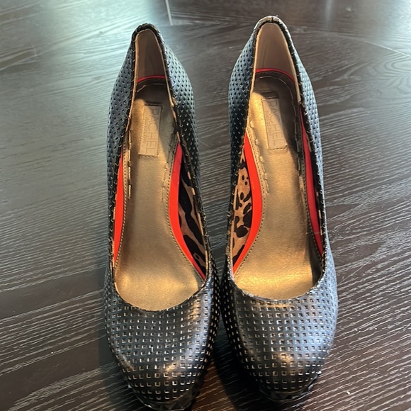 Rachel Zoe leather platform pumps - Picture 2 of 8